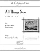 All Things New SATB choral sheet music cover